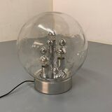 Vintage space age sputnik globe table floor lamp from doria leuchten, 1970s