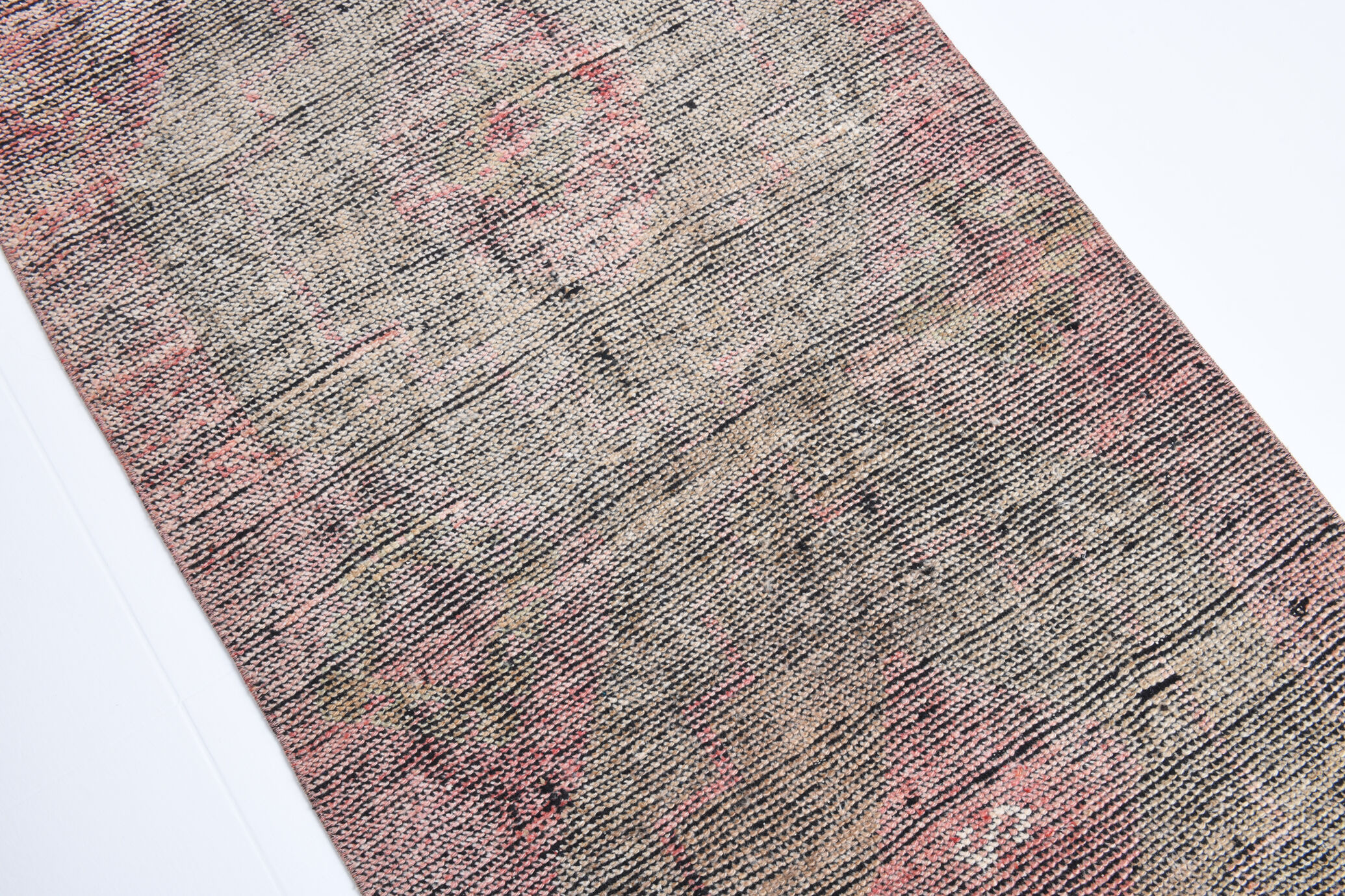 Neutral runner rug, 334x91cm