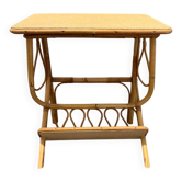 Rattan bedside table