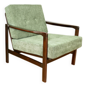 Fauteuil en bois vintage - jeans