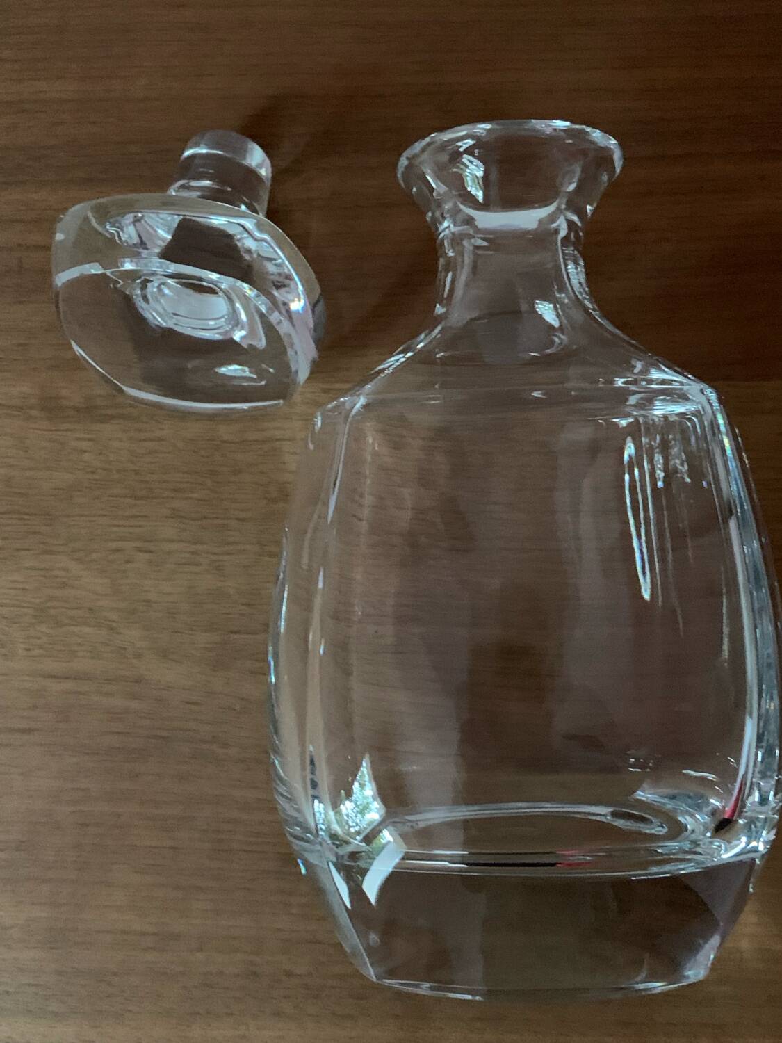 French crystal carafe