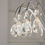 Petit chandelier en cristal viennois vintage, années 1970