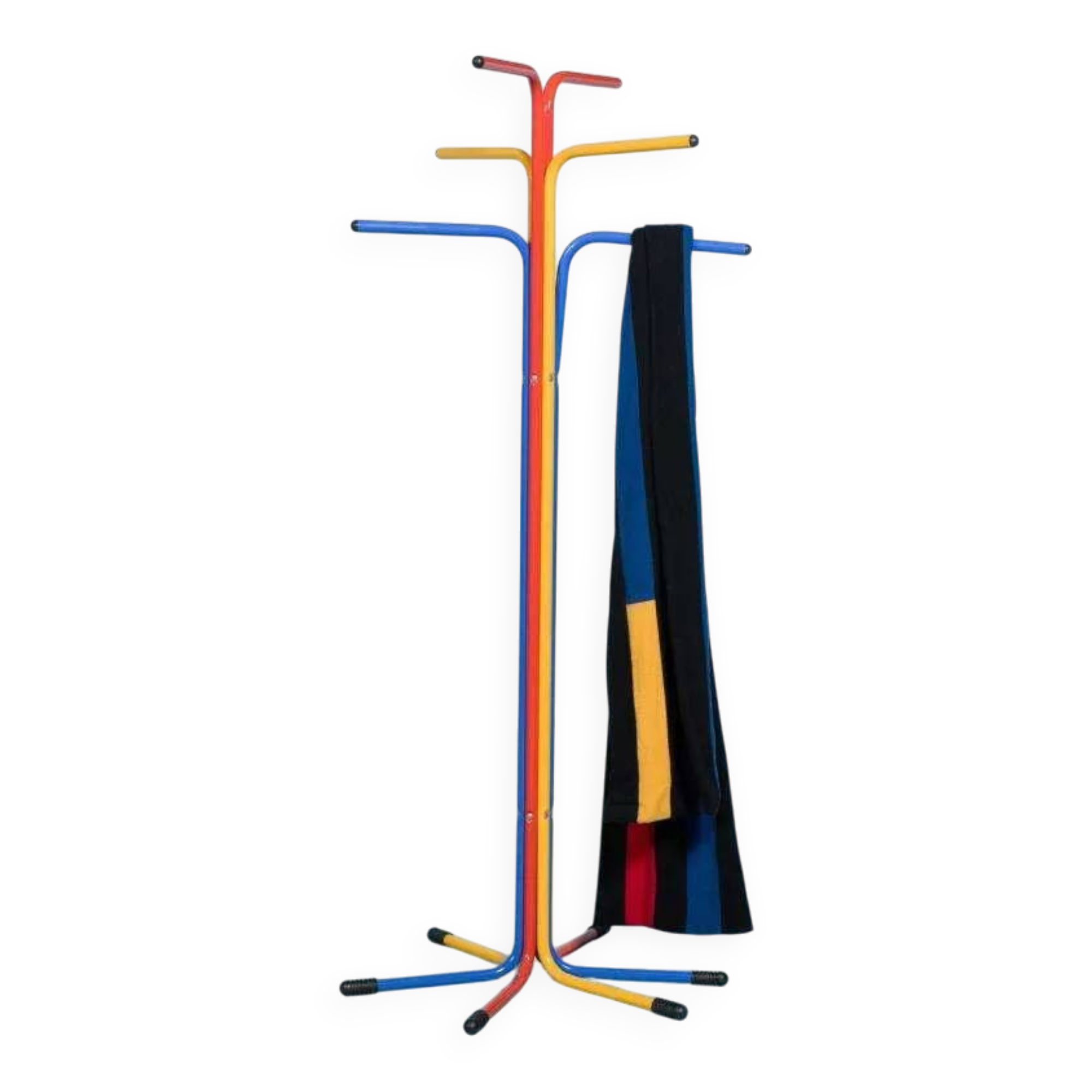 1980s Memphis style coat rack, vintage Ikea