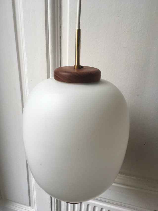 Danish opal hanging lamp 60