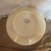 Assiette Sarreguemines et Digoin sur piédouche
