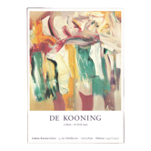 Affiche d'exposition Willem de Kooning