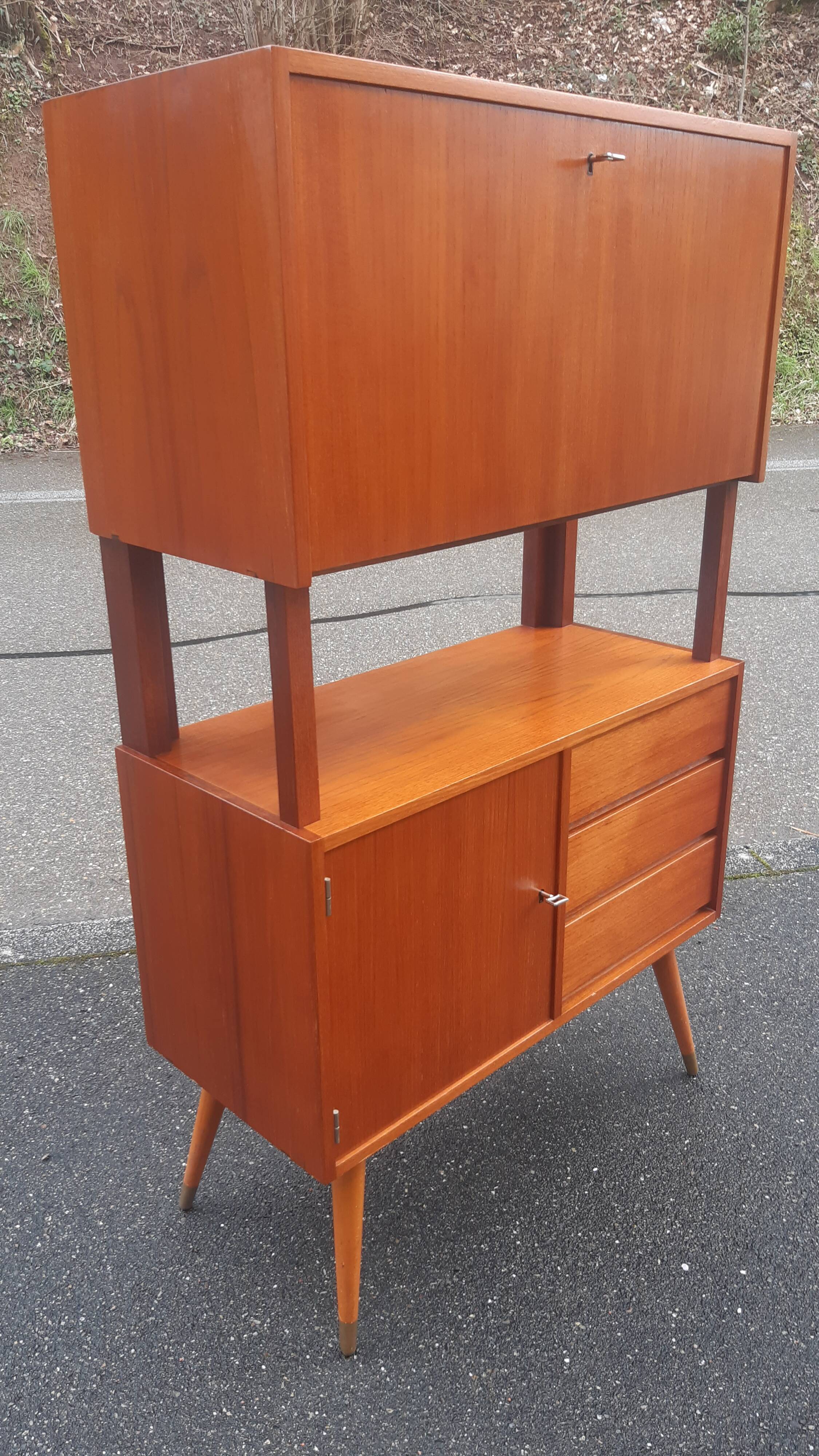 Scandinavian teak bar furniture