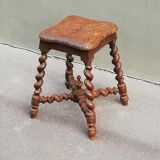 Ancient oak tabouret