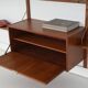 Teak modular shelving unit, Danish design, 1970s, made in Denmark