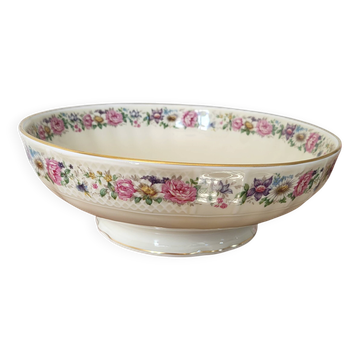 Limoges Bernardaud. Plat Rond Saladier en porcelaine