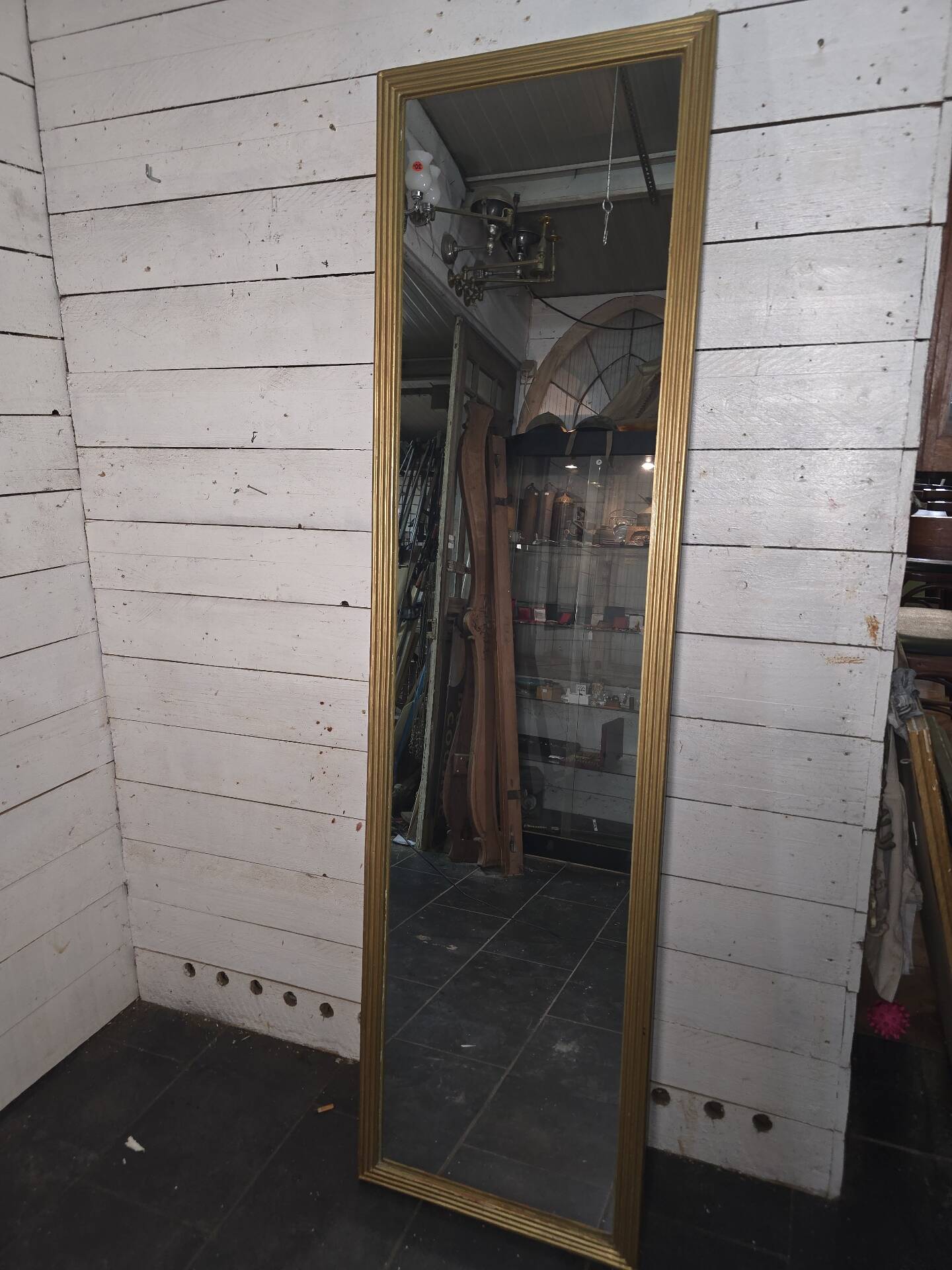 Miroir doré panoramique