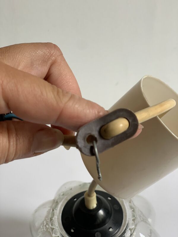 Suspension verre bullé