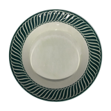 Hollow dish Digoin dark green jacquot model