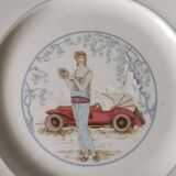 Assiettes Art nouveau Primula