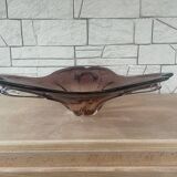 Large Murano glass fruit bowl.