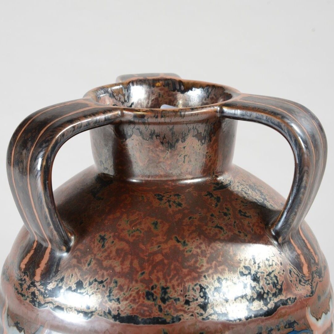 Snapdragon vase in Limoges porcelain by Camille Tharaud