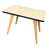 Formica and wood coffee table