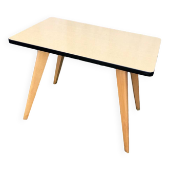 Formica and wood coffee table