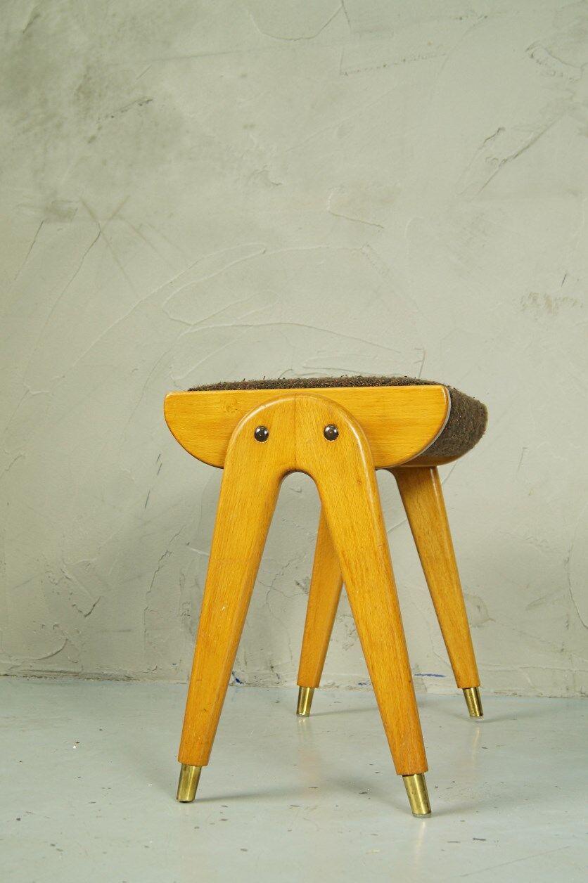 Mid-century Swedish ottoman, 1960s