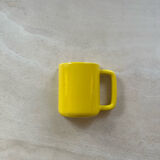 Cup half a cup danish ceramic yellow
