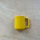 Cup half a cup danish ceramic yellow