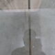 70s travertine and brass coffee table