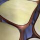 6 chaises Thonet jaune et bois