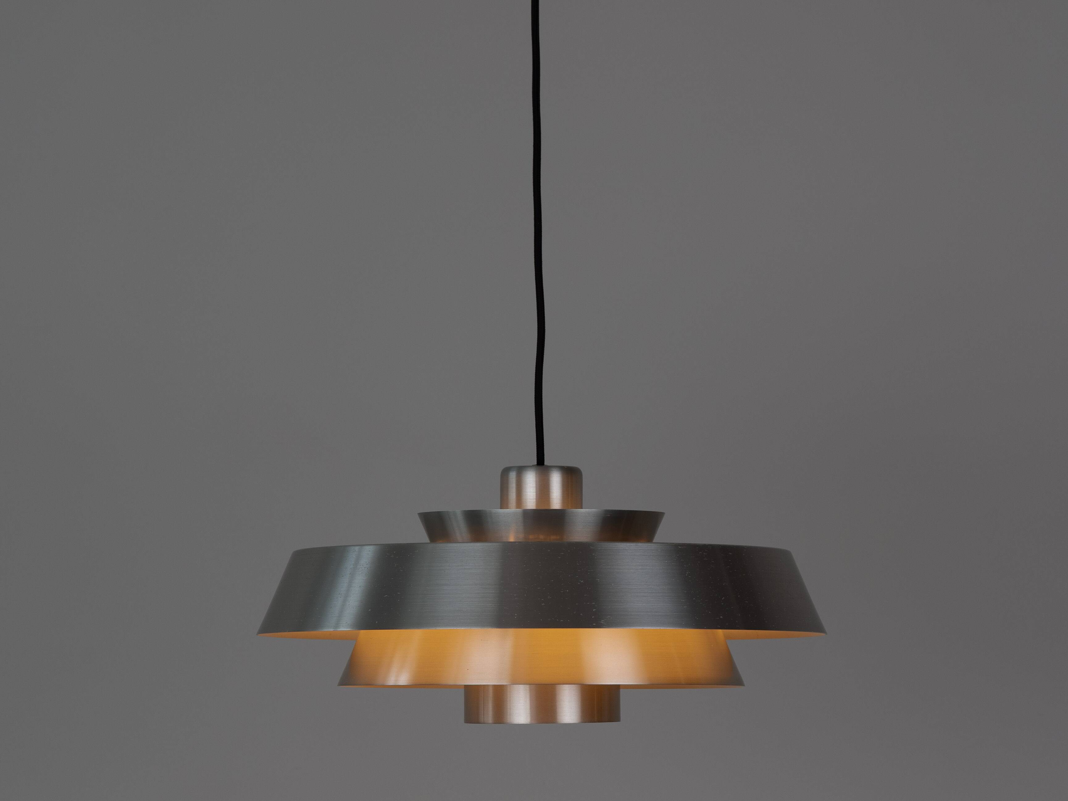 Danish vintage Nova pendant lamp by Jo Hammerborg, Fog og Morup, 1963