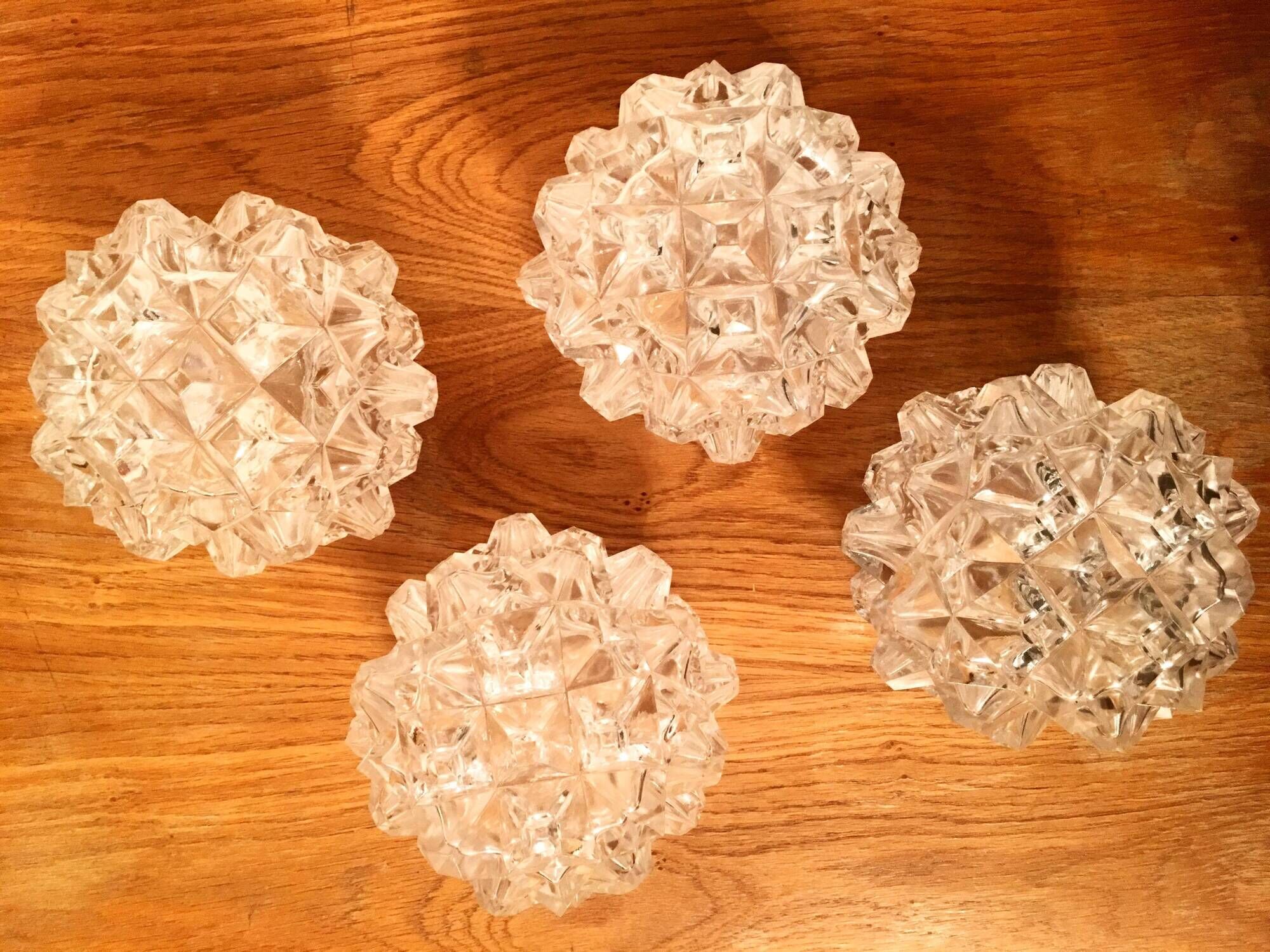 Brutalist Chandelier from Kamenicky Senov, 1960s