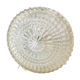 Plafonnier rond en verre ciselé