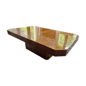 table basse en loupe - 1970