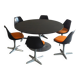 Space Age dining set by Maurice Burke for Arkana