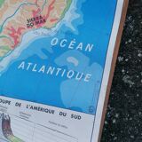 Ancienne carte MDI Amérique du Sud-Océanie.