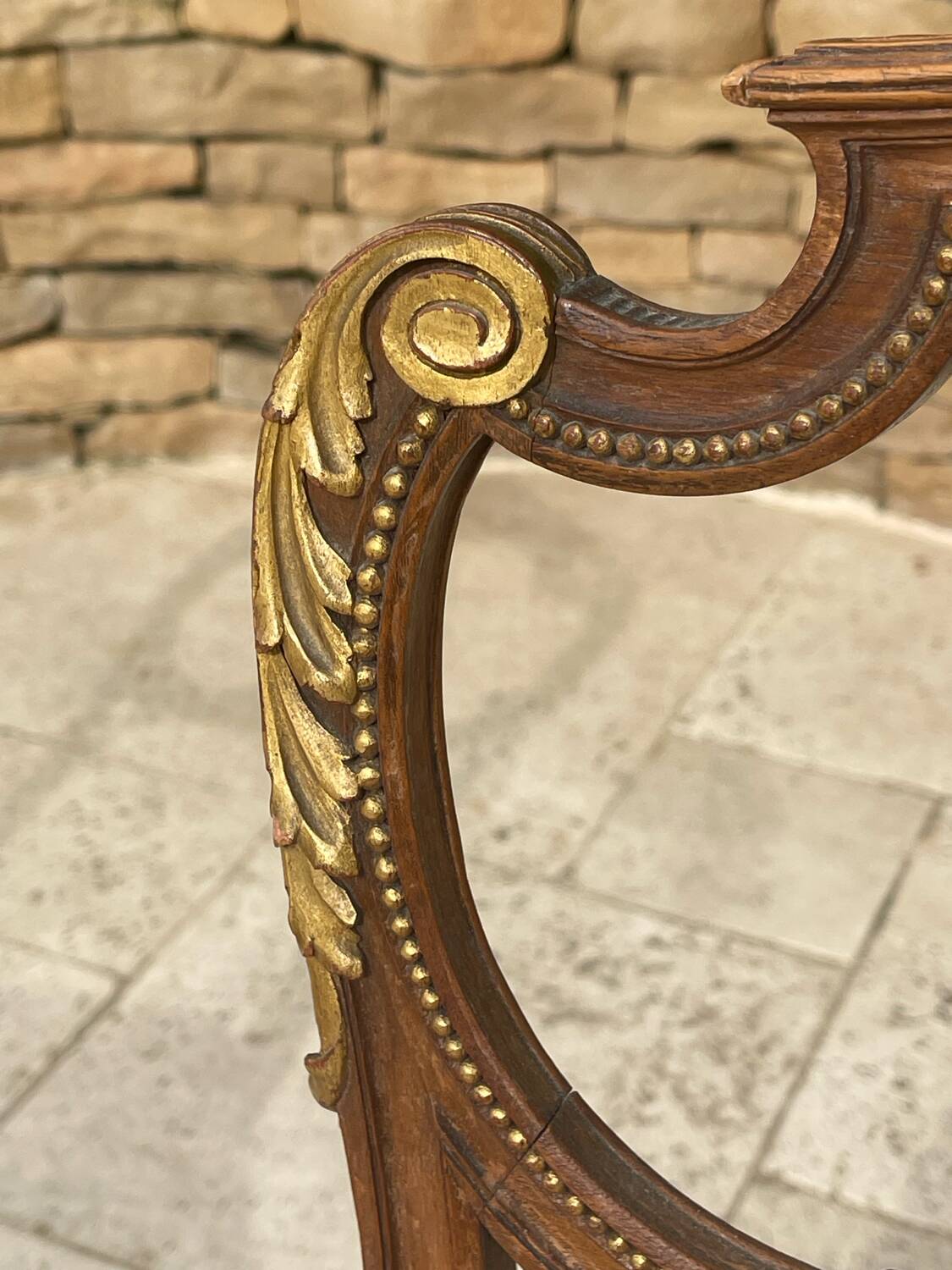 Pair of Louis XV Style Mahogany Chairs