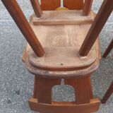 Brutalist bistro chairs from the 70s