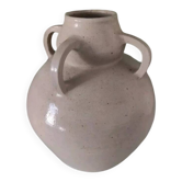 Betzy augeron (1882-1976) grand vase ceramique / grès vernis 1930 lol-