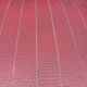 Sofa vintage red leatherette convertible