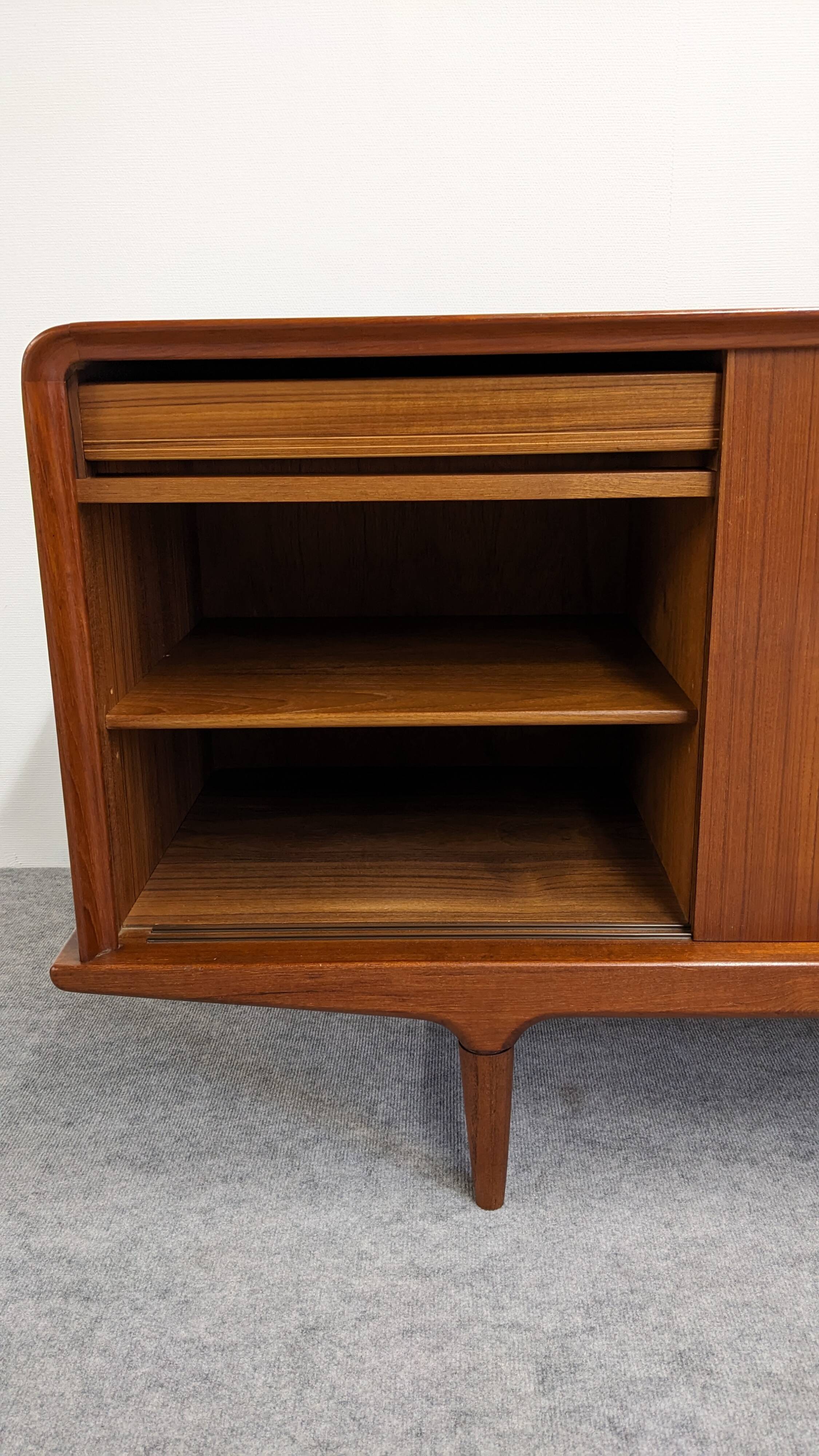 Teak enfilade by Johannes Andersen for Clausen & Son, Denmark 1960.