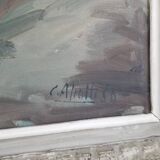 Claude aliotti (1925-1989) - oil on canvas - 54 x 65 cm