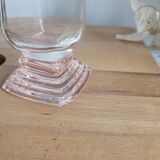 Rosé glass soliflor vase