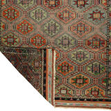 Anatolian handmade kilim rug 291 cm x 200 cm