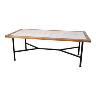 Table basse carrelage années 50