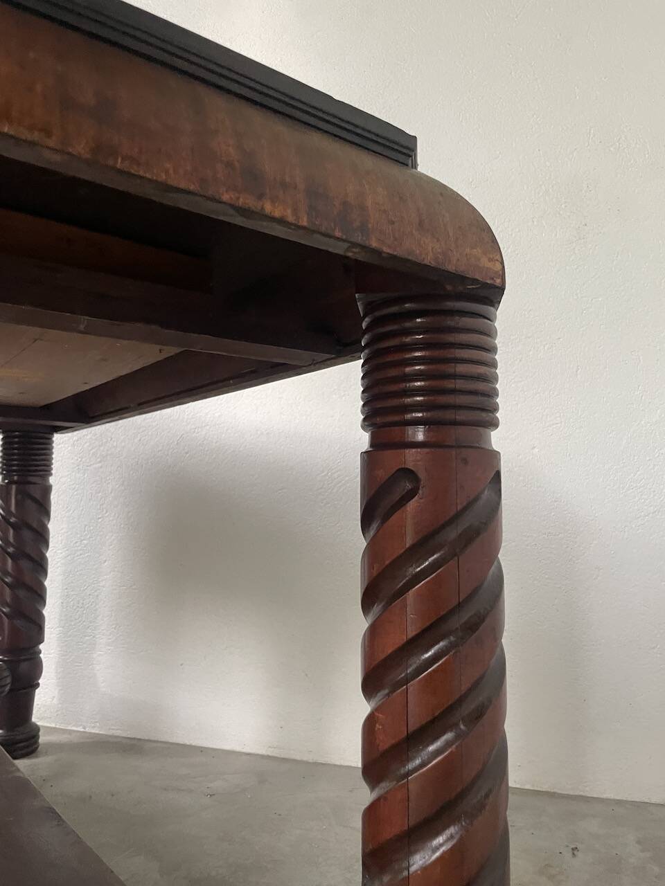 Bureau console acajou 1900
