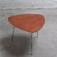 Triangular 'VL1312' side table in teak by Vermund Larsen, 1959