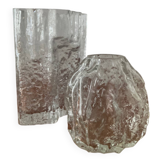 Duo of Tappio Wirkkala vases from the 70s