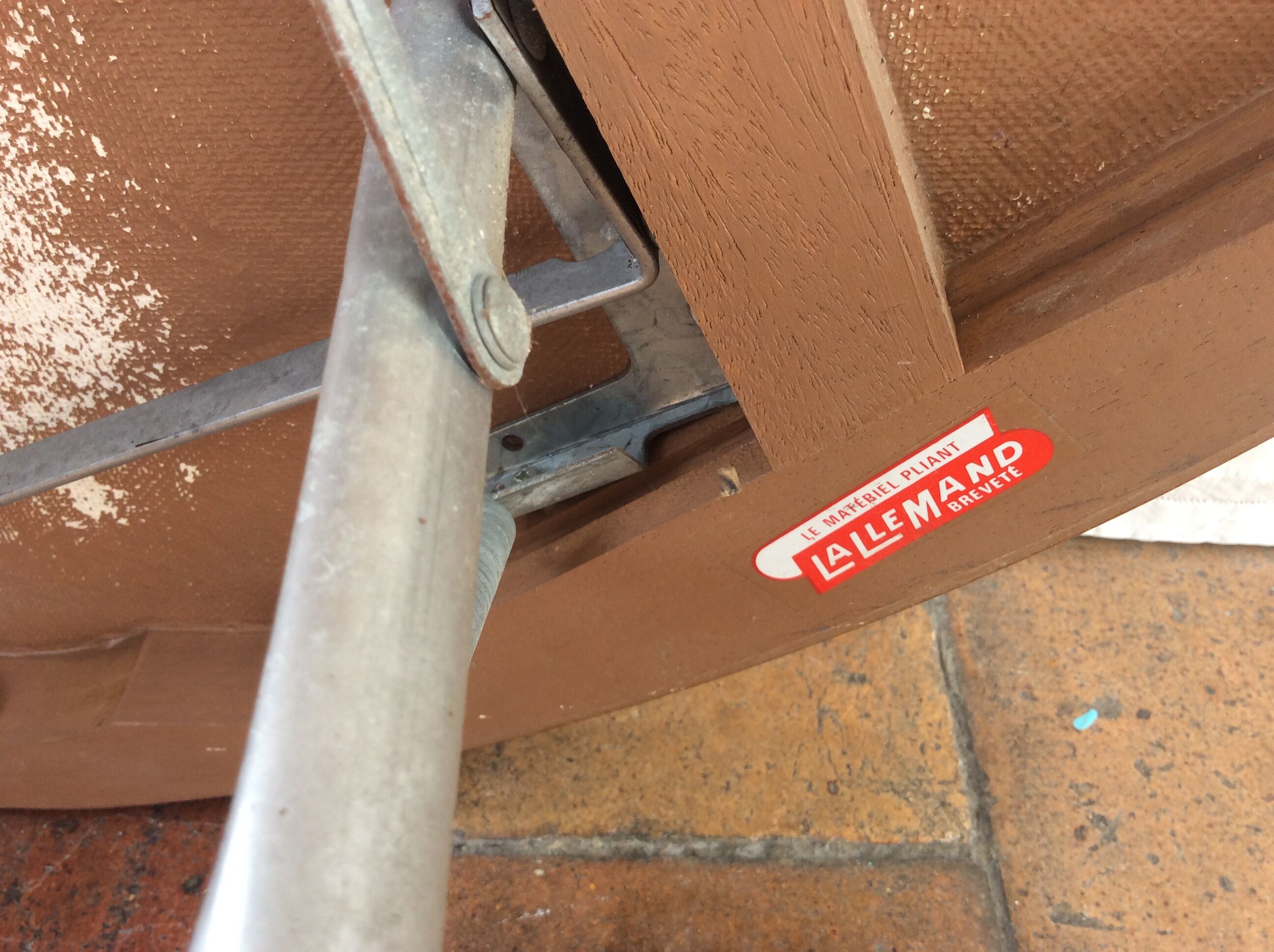 Vintage oval camping table