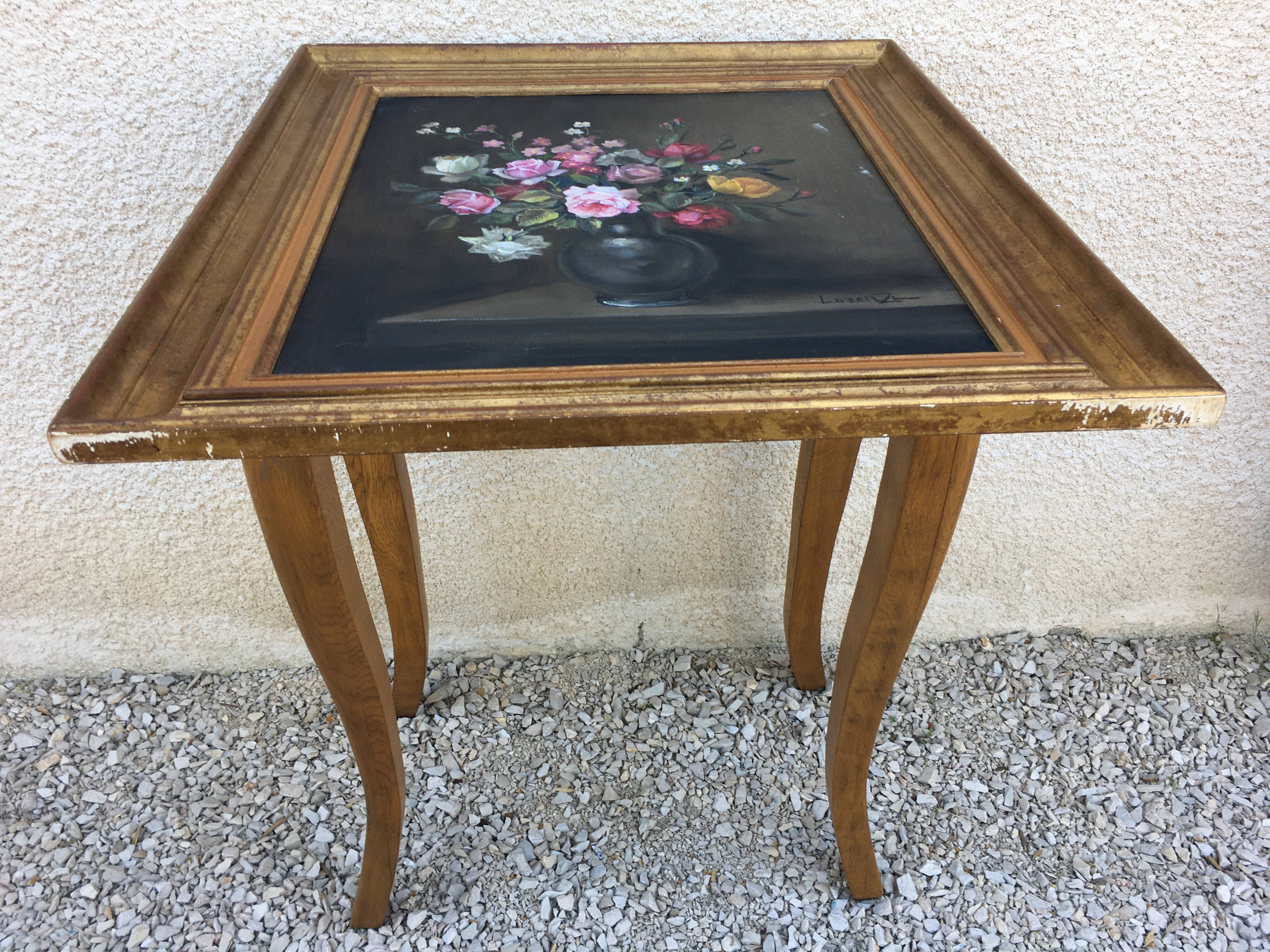 Painting on canvas bouquet of flowers