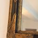 Antique Flemish Style Mirror Blackened and Gilded Wood Napoleon III 19th Century