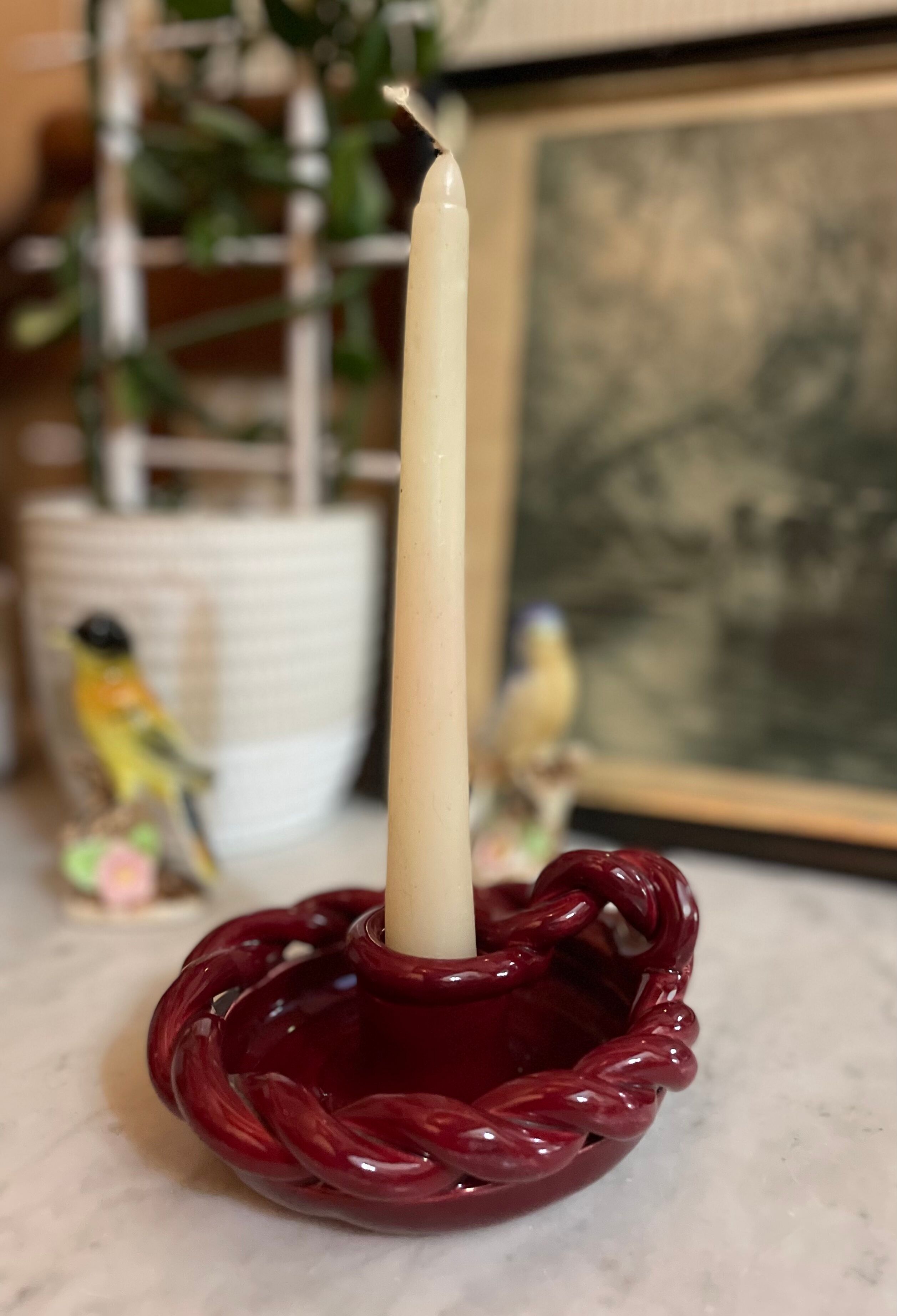 Ceramic candle holder 1950