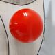 Orange table lamp 70s
